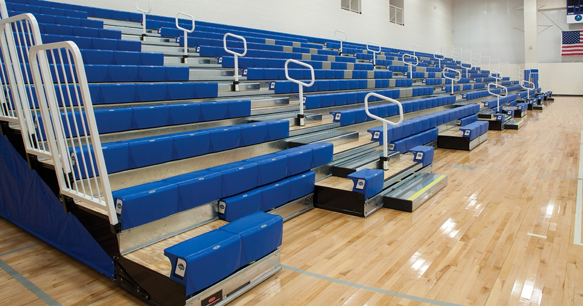 ADA-Compliant Gym Bleachers for Your School’s Gymnasium
