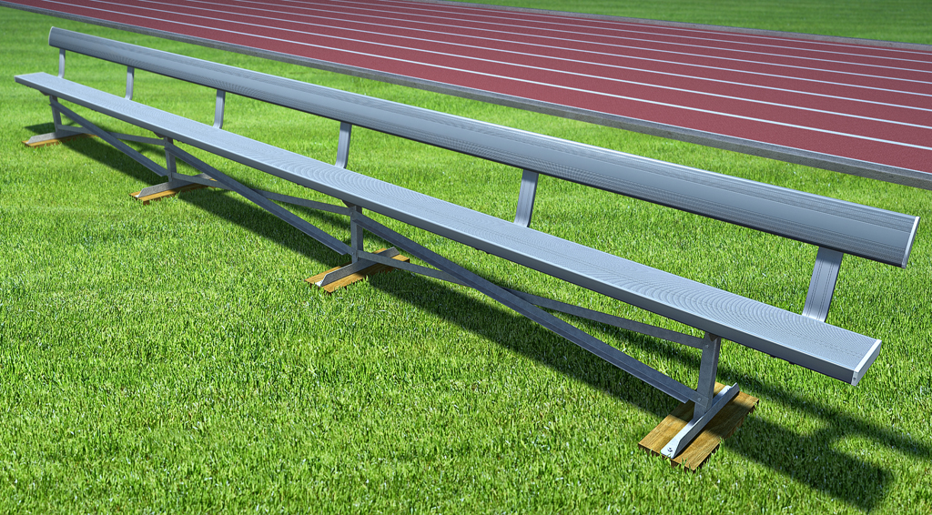 Perforated Steel Park Benches