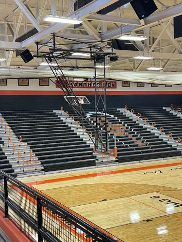United Township High School Telescopic Bleacher Installation Contractor